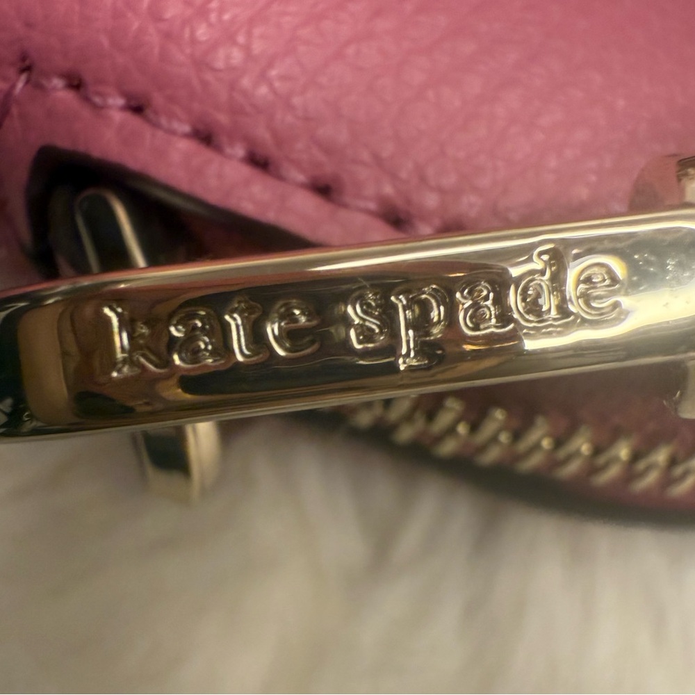 KATE SPADE NEW YORK LEATHER DOME HAND BAG PINK - Picture 14 of 15